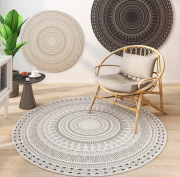 JESMARY - xưởng thiết kế thảm phòng khách tròn phong cách Bắc Âu